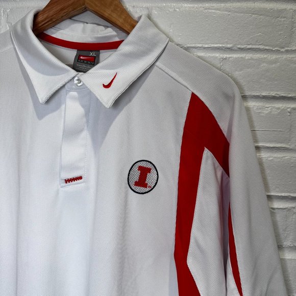 Nike Other - Vintage Nike Team University of Illinois Polo Golf Shirt 90s Men's XL